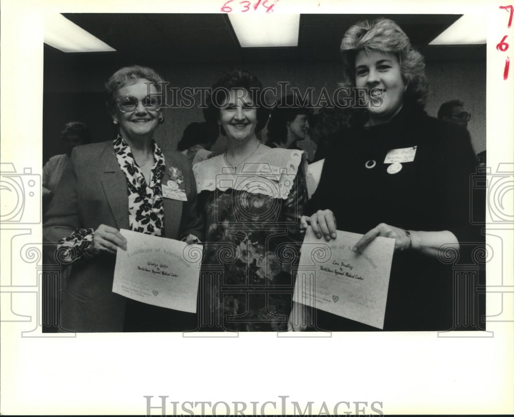 1989 Press Photo Annual tea hosted by Slidell Junior Auxiliary Volunteer - Historic Images