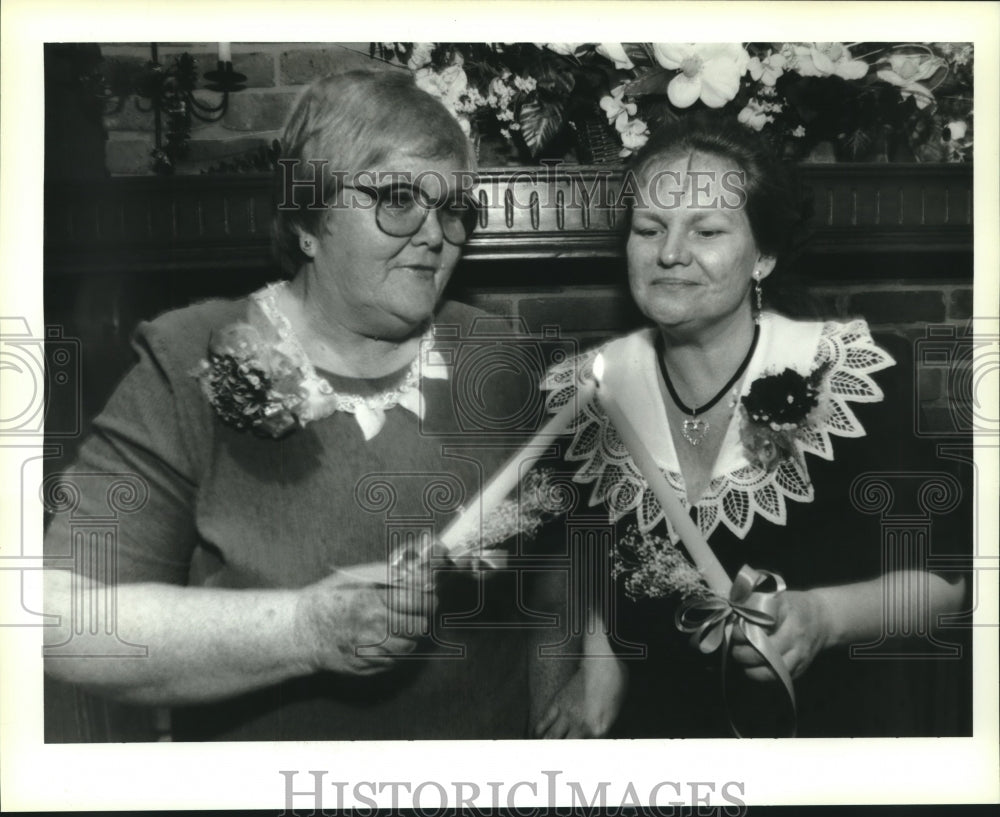 1995 Press Photo International Reading Association, St. Bernard Council officers - Historic Images