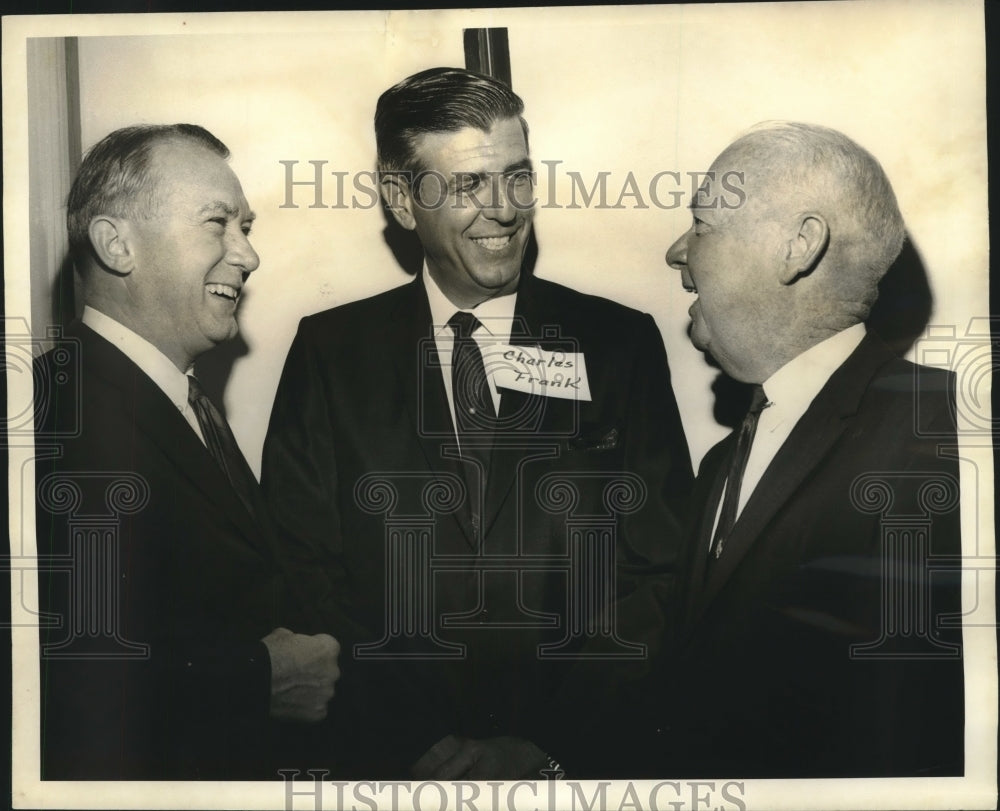 1968 Charles Frank &amp; others at Tulane Naval ROTC banquet-Historic Images