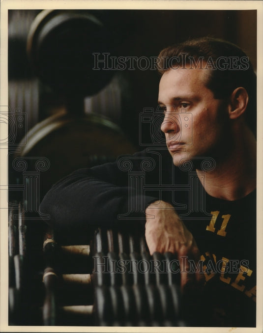 1995 Press Photo John Forcade, Football Player - Historic Images