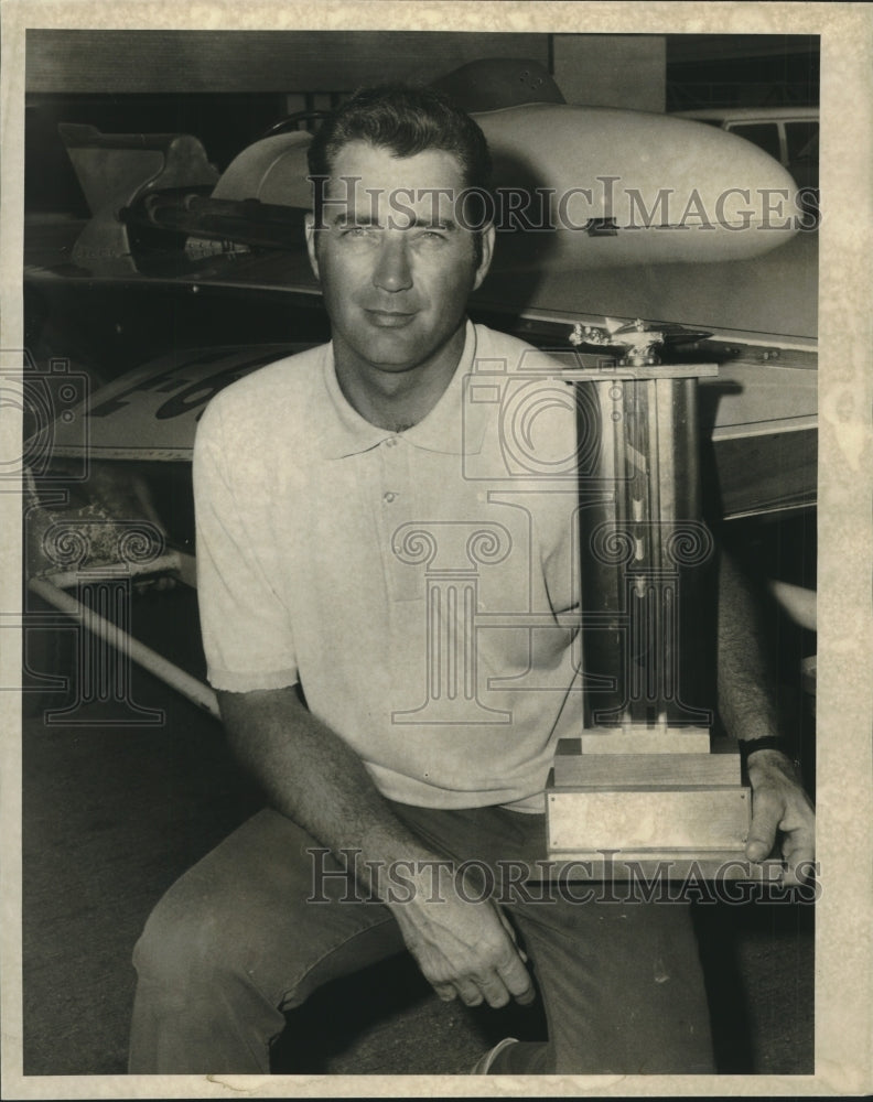 1971 Press Photo Gary Fritz, Times Picayune Cup of K, Lake Pontchartrain Racing - Historic Images