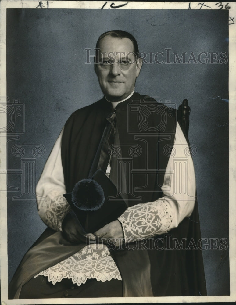 1960 Press Photo Rev. Msgr. Edward Freking of Catholic Students&#39; Mission Crusade - Historic Images