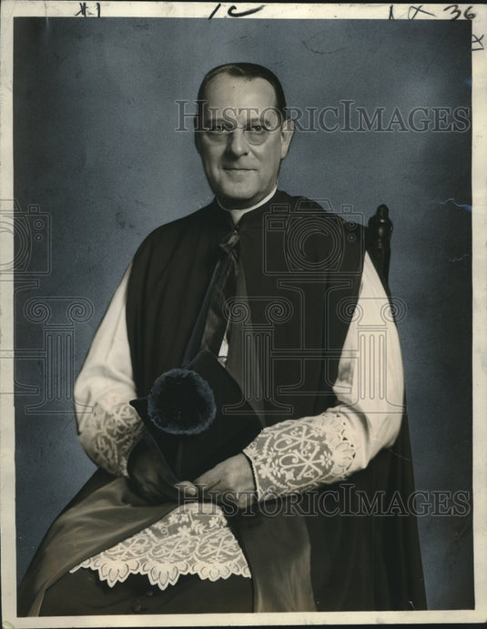 1960 Press Photo Rev. Msgr. Edward Freking of Catholic Students' Mission Crusade - Historic Images