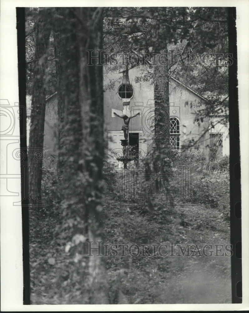 1979 Press Photo Our Lady of Lourdes Shrine in Lacombe, Louisiana - nob15007 - Historic Images