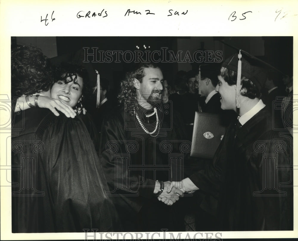 1989 Press Photo Tulane University School of Architecture graduates - Historic Images