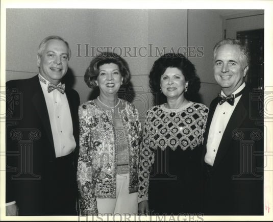 1993 Press Photo Phillip and Edna Gabriel with Mary Ann & Charles Ferro at event - Historic Images