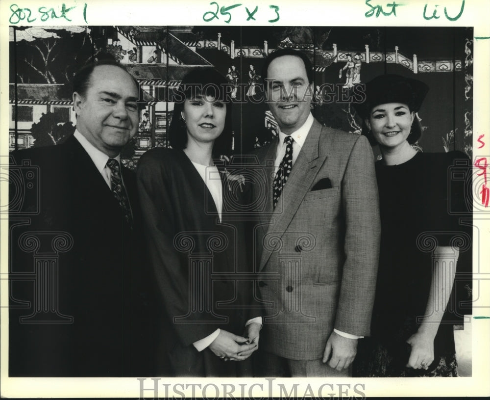 1989 Press Photo Men of Fashion - Ken Pickering, Robert Foster and others - Historic Images