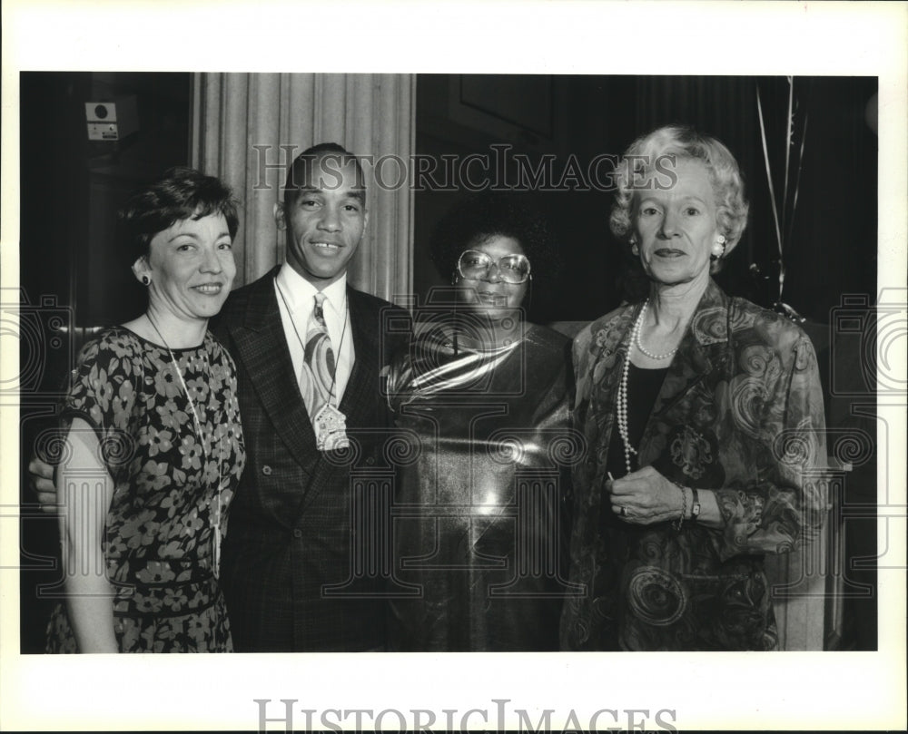 1993 Press Photo Cynthia Polt, Fred Johnson, Nathalie Shaw and Norma Freiberg - Historic Images