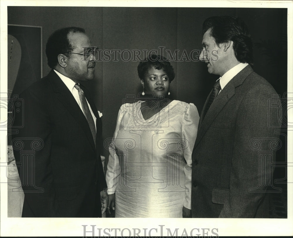 1989 Press Photo Shawna Gable and others at Southern University event - Historic Images