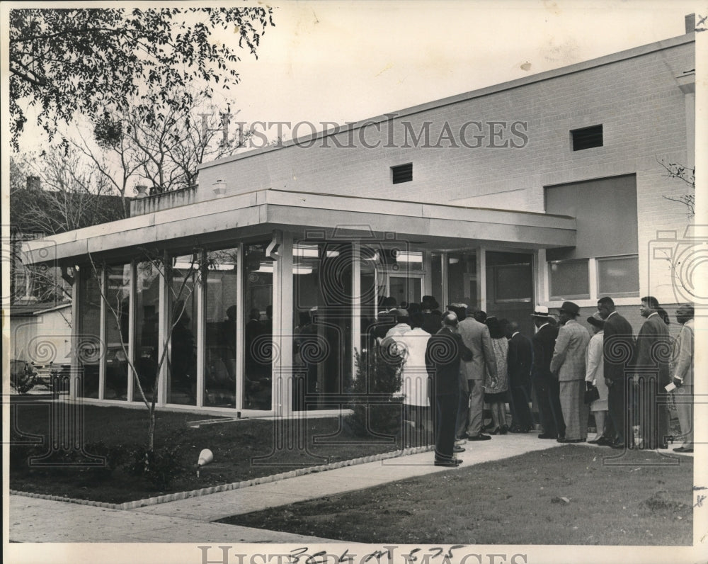 1964 Press Photo Dedication of Fling-Goodrich new outpatient clinic building - Historic Images