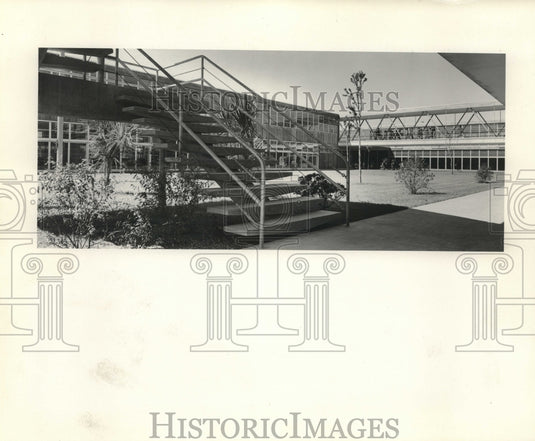 1954 Press Photo Exterior view of McDonogh