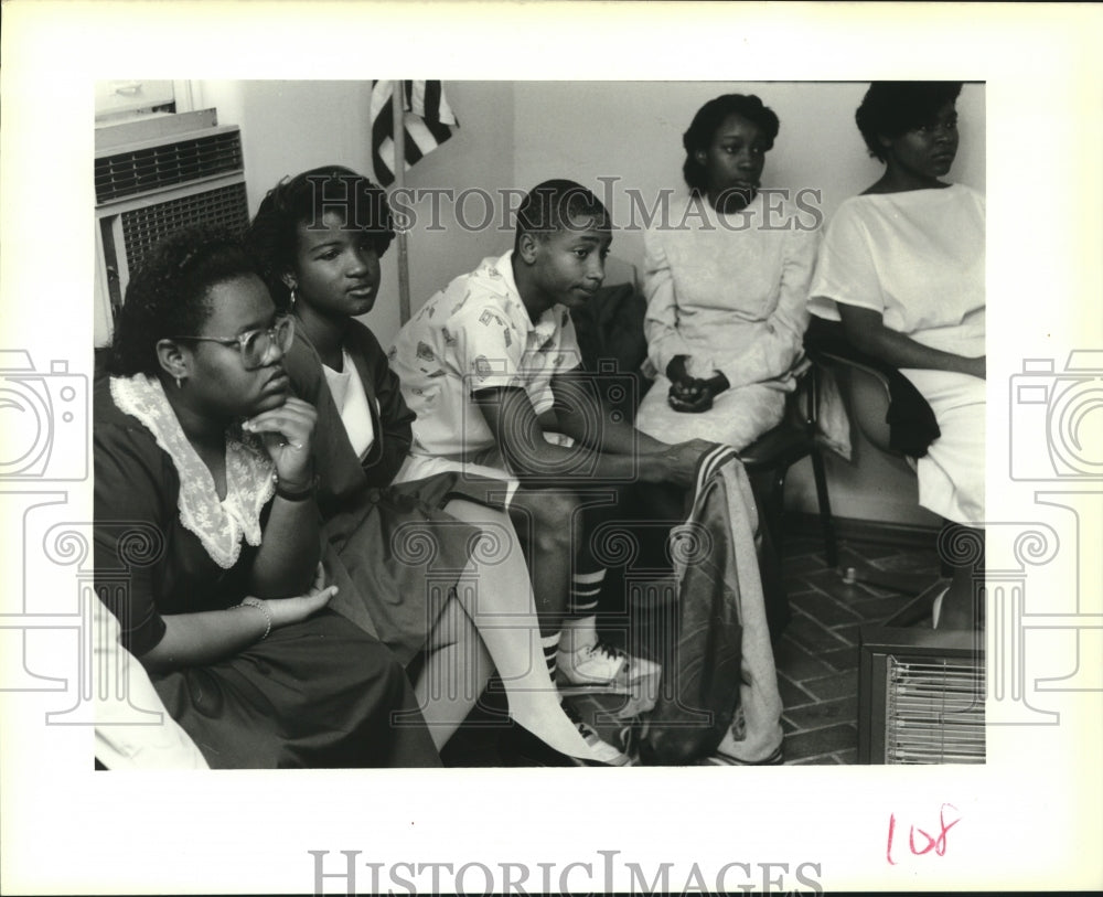 1989 Press Photo Participants of 4-H &quot;Sew with Cotton&quot; contest - Historic Images