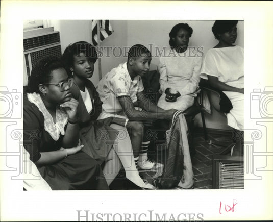 1989 Press Photo Participants of 4-H "Sew with Cotton" contest - Historic Images