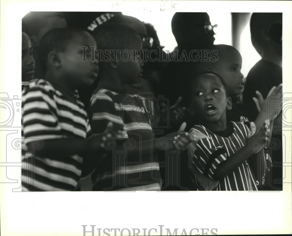 1994 Press Photo Juneteenth celebration by the African-American Male Institute - Historic Images