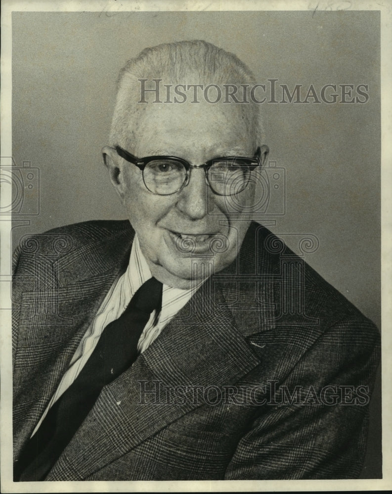 1973 Press Photo Aviation leader Frank Gavin celebrates birthday in New Orleans - Historic Images