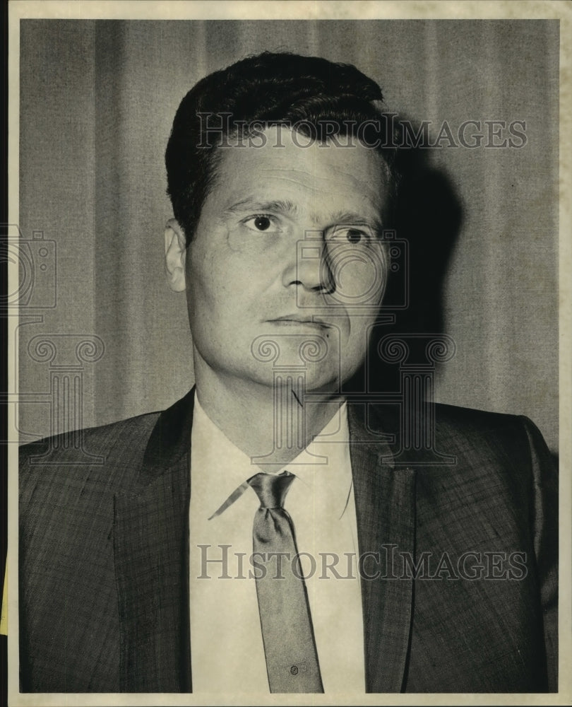 1966 Press Photo Stanley Gaudet, new president of Used Car Dealers - nob16015 - Historic Images