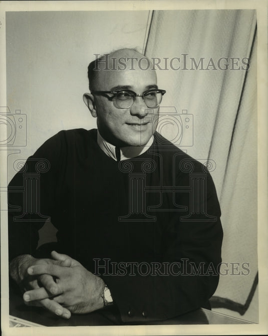 Press Photo Father Francis Gautreau, of New Orleans and Redemptorist missionary - Historic Images