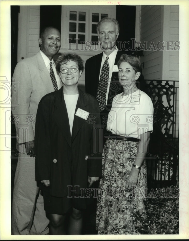 1993 Press Photo Attendees at a New Orleans Public Library event - Historic Images