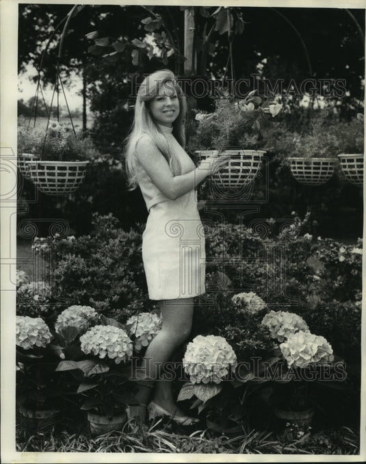 1971 Press Photo Miss Leonise Mary Gaubert, Floral Trail Queen - nob16364 - Historic Images