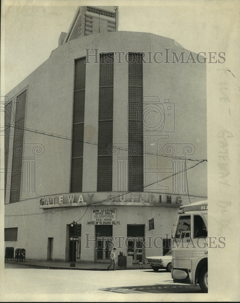 1973 Press Photo Exterior view of Gateway Building - nob16375 - Historic Images