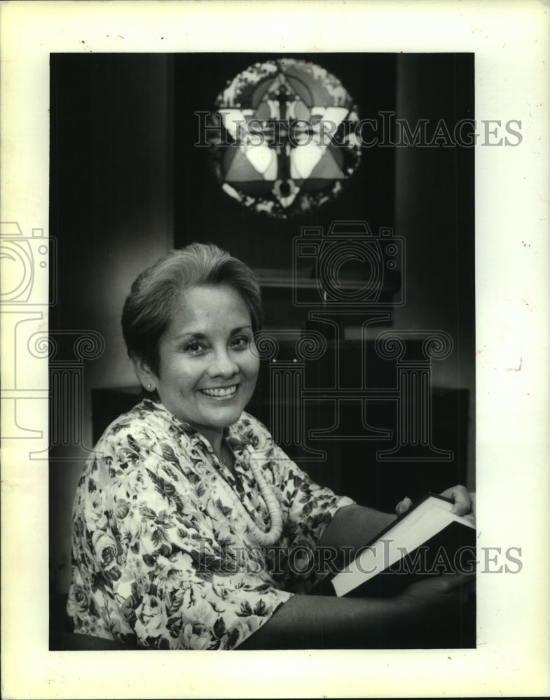 1989 Press Photo JoAnn Garma, one of a few women in ministry in New Orleans - Historic Images