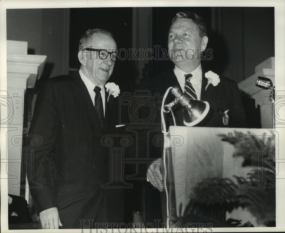 1968 Press Photo J.W. Gehrrin &amp; T. Hale Boggs at Board Co. Title - nob16493-Historic Images