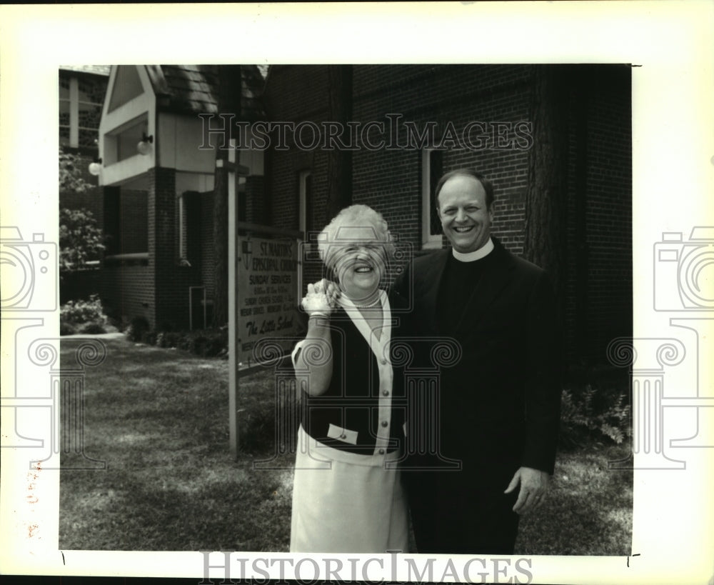 1992 Press Photo This Church is the oldest Episcopal Church in Jefferson Parish. - Historic Images