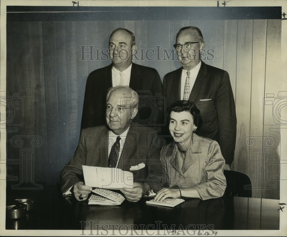 1959 Press Photo New Orleans American Red Cross named new officers. - nob16691 - Historic Images