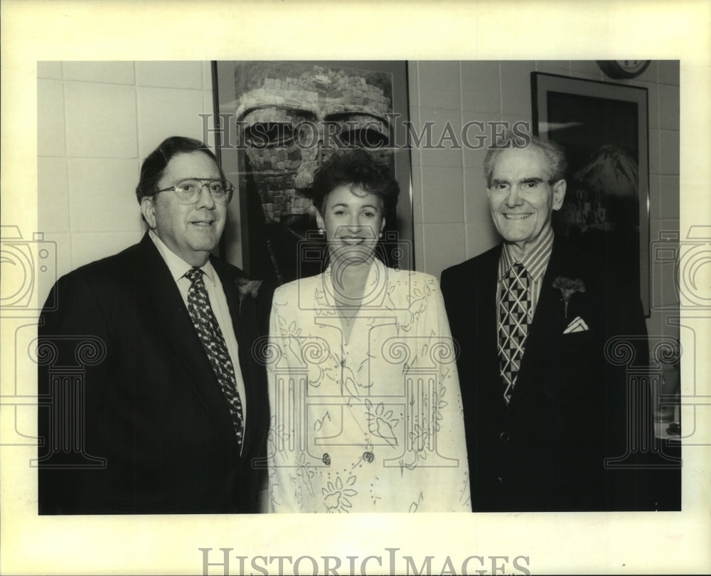 1995 Press Photo Doctors Day - Servando Garcia, Jamey Hill, Jose Garcia-Oller - Historic Images