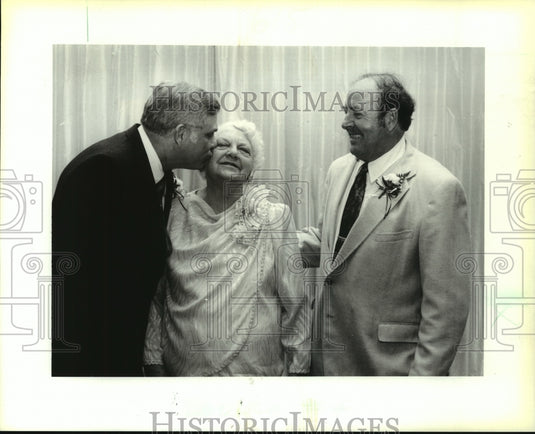 1991 Press Photo Everette Gauthreaux & others at Jefferson Historical Society - Historic Images