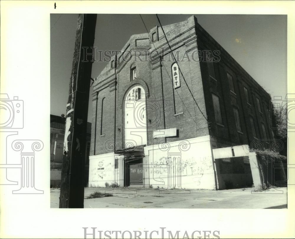 1990 Press Photo Old Gates of Prayer Synagogue, 709 Jackson Street - Historic Images