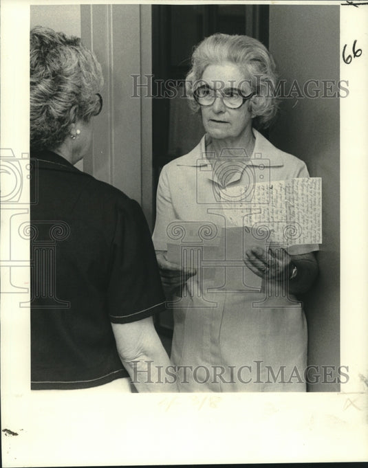 1979 Press Photo Health Service Hospital volunteer Mrs. Lavera Garton - Historic Images