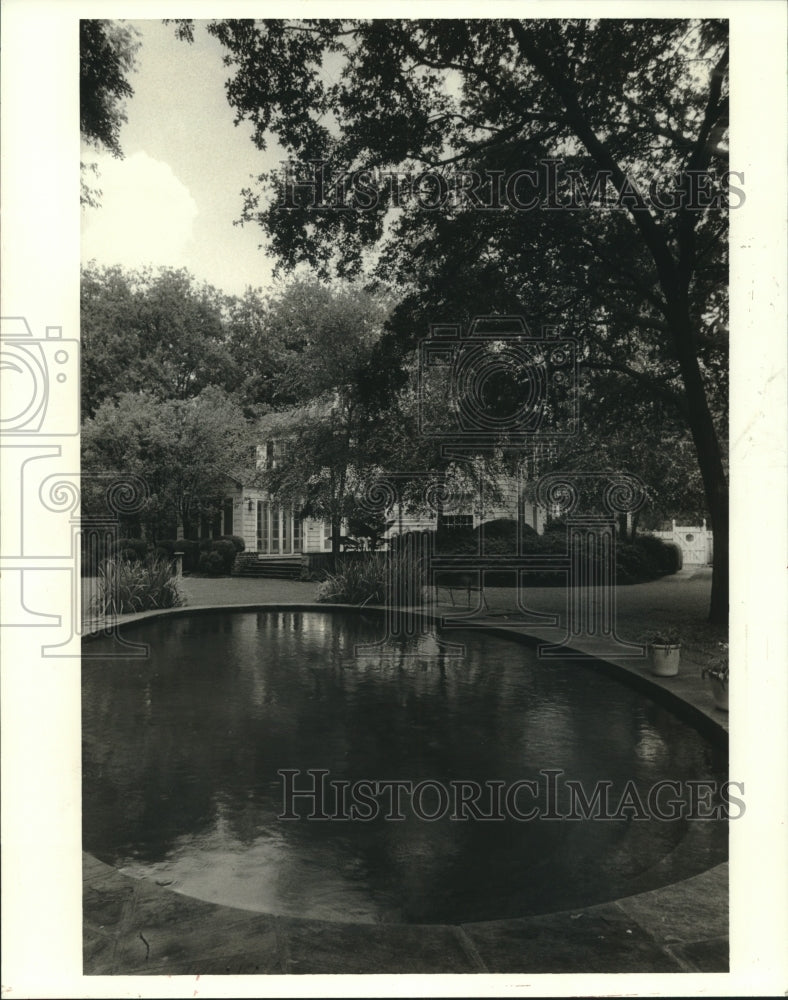 1986 Press Photo Garden Lane, sliver of aristocratic countryside off Metairie Rd - Historic Images