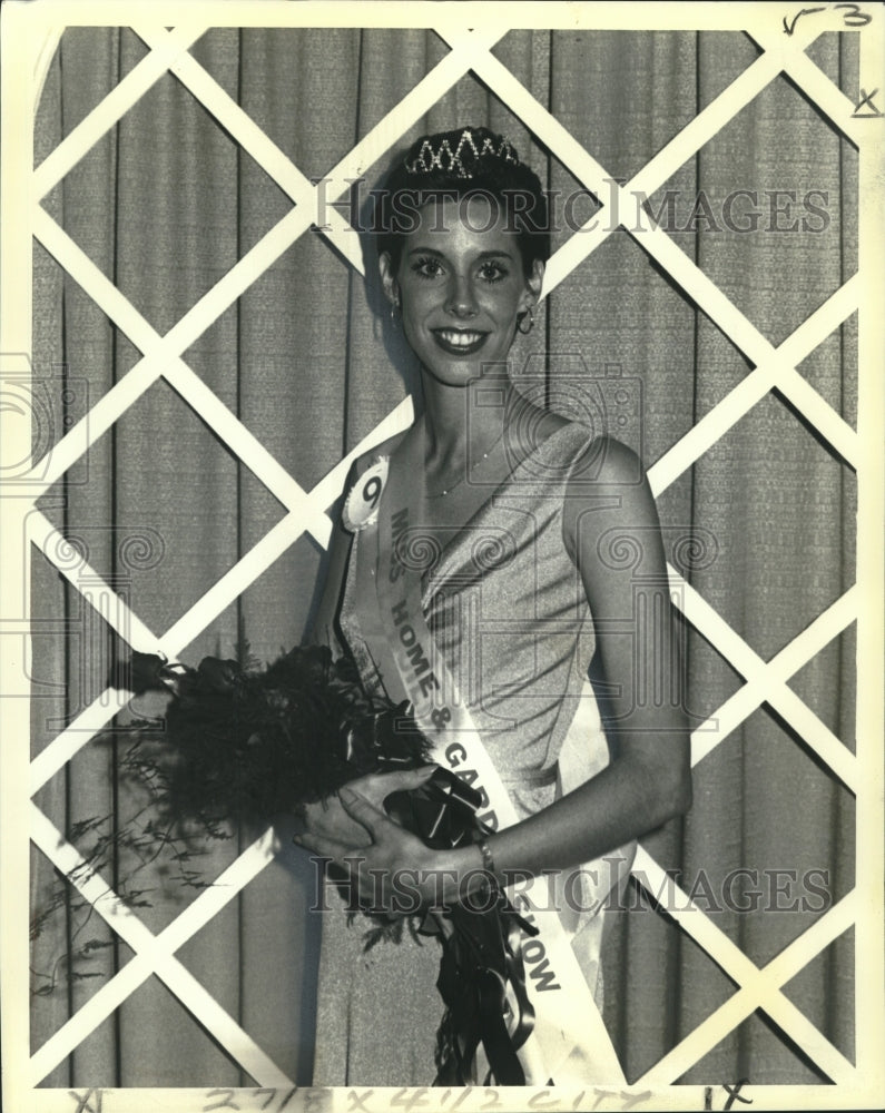 1979 Press Photo Miss Cynthia Gendron named &quot;Miss Home and Garden Show&quot; - Historic Images