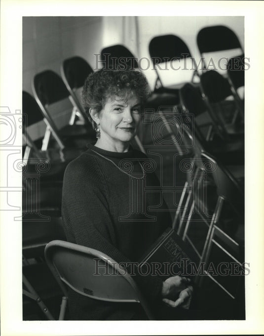 1993 Press Photo Carolyn Foster, educational director, First United Methodist - Historic Images