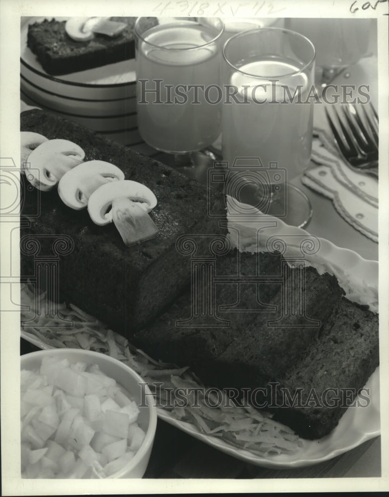 1978 Press Photo Mushroom Pate-always a good choice for appetizers - nob17897 - Historic Images