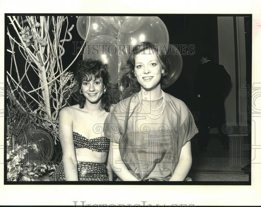 1989 Press Photo Kyra Lee & Adair Freeman at Virginia Freeman Debutante Party - Historic Images