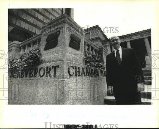1988 Press Photo James Gardner of the Shreveport Economic Development Foundation - Historic Images