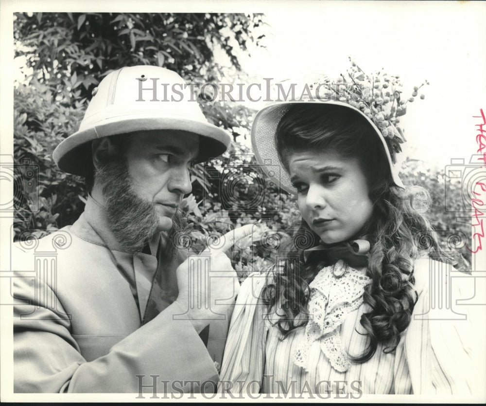 1994 Press Photo Alton Geno &amp; Melissa Marshall star in &quot;Pirates of Penzance&quot; - Historic Images