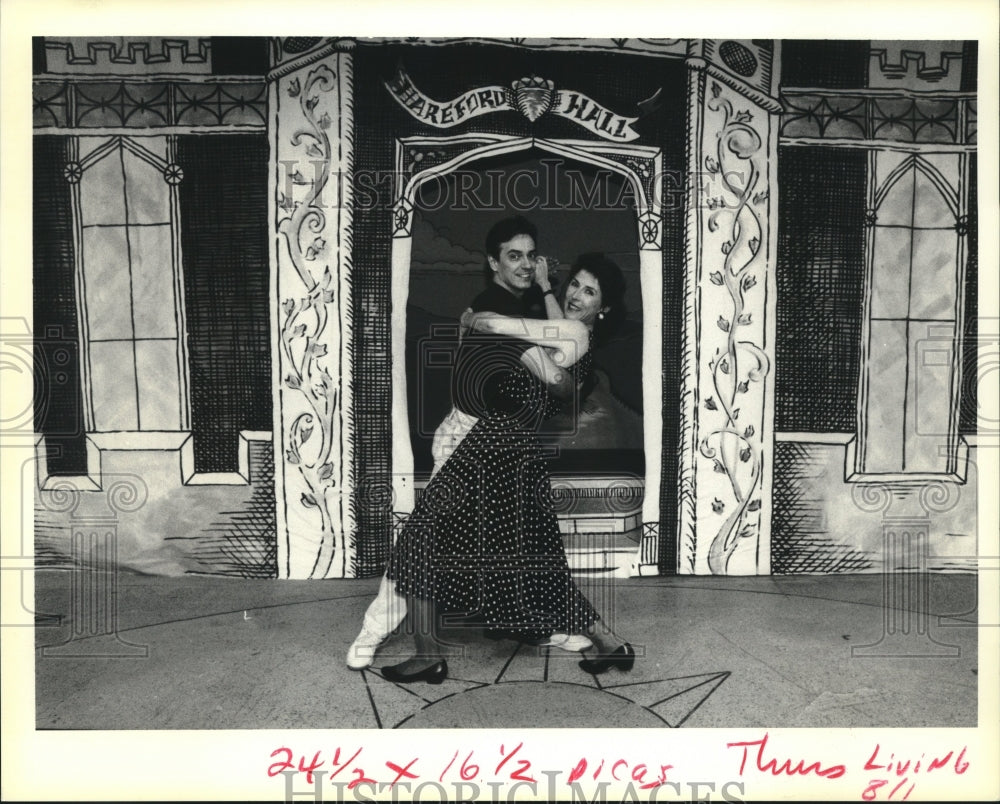 1991 Press Photo Tulane&#39;s Summer Lyric Theater Choreography Team - Historic Images