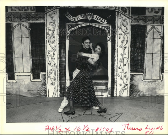 1991 Press Photo Tulane's Summer Lyric Theater Choreography Team - Historic Images