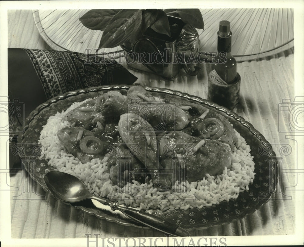 1984 Press Photo Aromatic with spices, Country Captain- Southern-style Curry - Historic Images