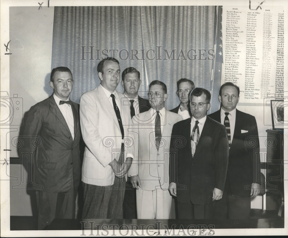 1956 Young Men&#39;s Business Club with Police Officials, New Orleans-Historic Images