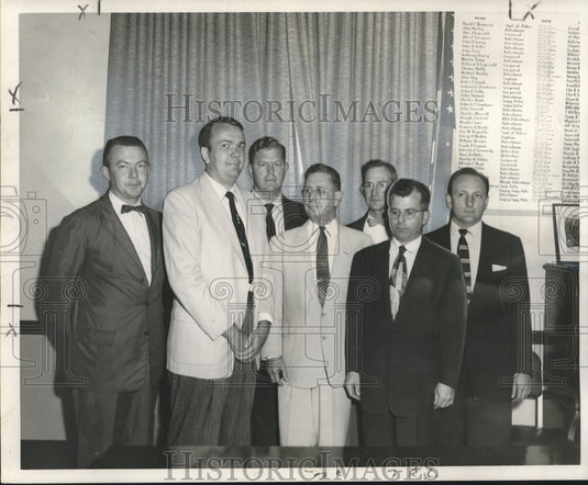 1956 Young Men's Business Club with Police Officials, New Orleans-Historic Images