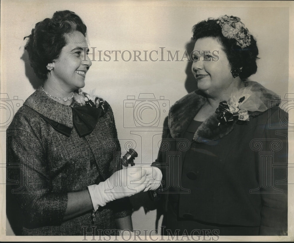 1960 Press Photo The Silhouette Club of New Orleans elected new officers. - Historic Images