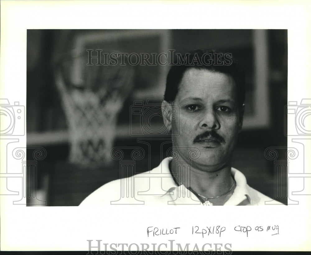 1994 Press Photo Reggie Friloux, new head basketball coach at Ehret High School - Historic Images