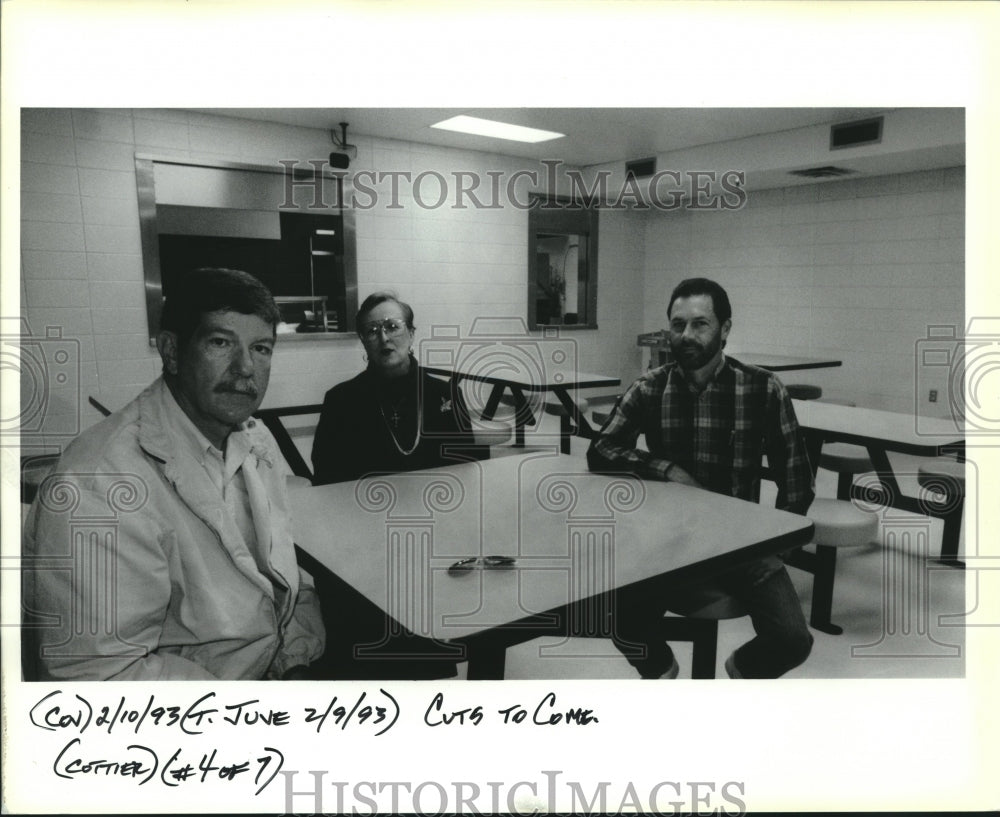 1993 Press Photo Staff of Fl Parish Juvenile Detention Center - Historic Images