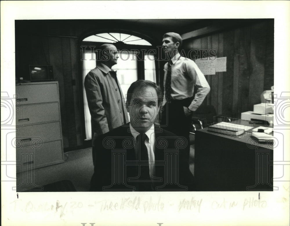 Press Photo Mark Fridge, candidate Slidell City Council - nob18544 - Historic Images