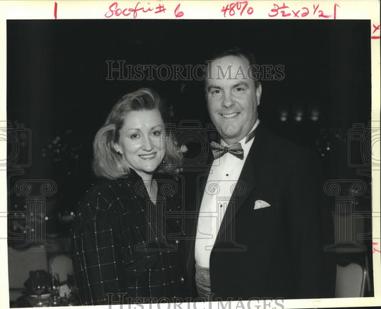 1992 Press Photo Bridget and Bob Foster at an event - Historic Images