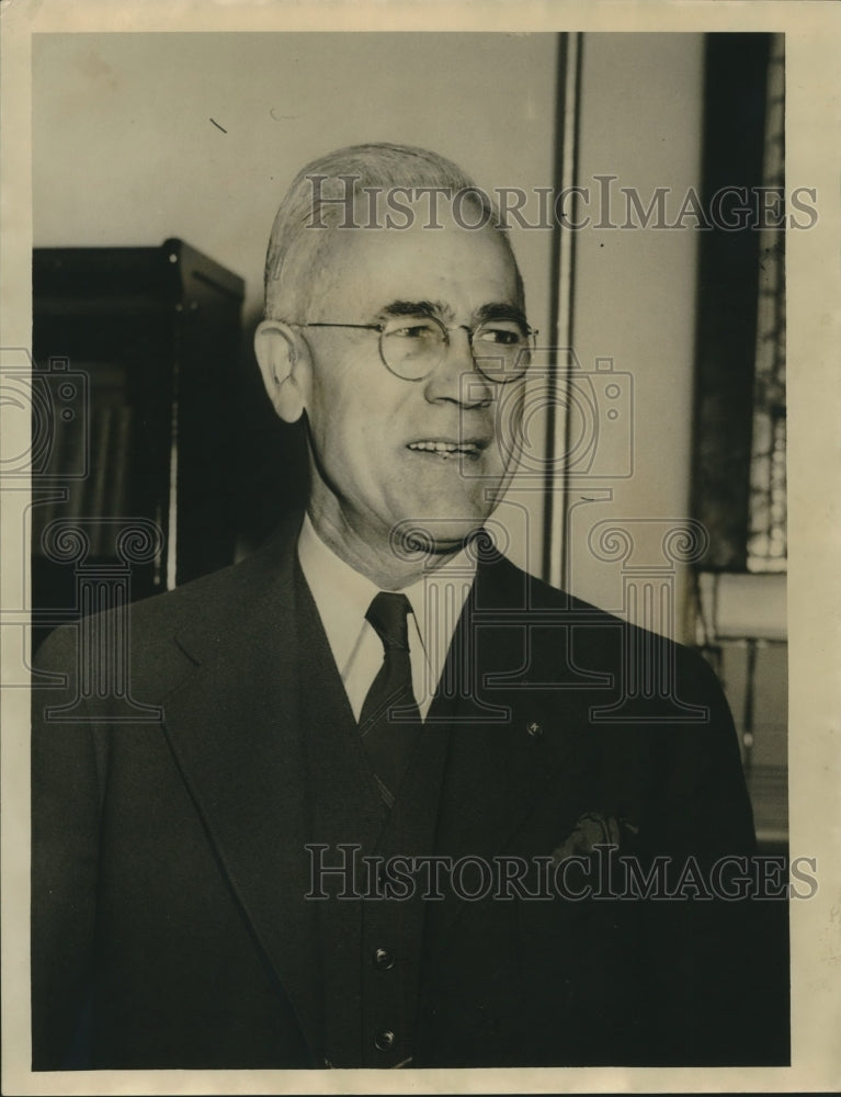 1943 Press Photo A. Cline Flora, president of National Education Association - Historic Images